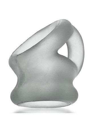 Oxballs -Tri-Squeeze Silicone 3-Ring Ball Stretching Sling - Blue