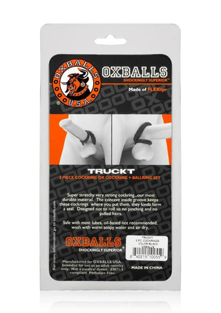 Oxballs - Truckt Cock Ring (2 Pack) - Clear