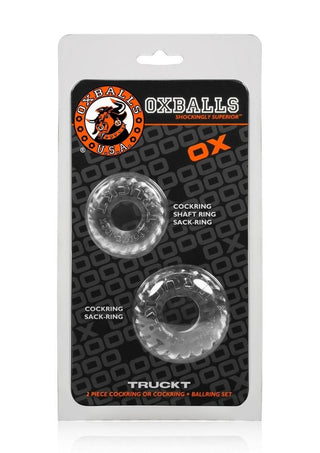 Oxballs Truckt Cock Ring (2 pack) - Black