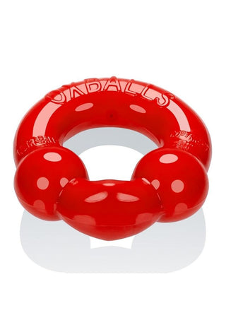 Oxballs Ultraballs Cock Ring Set (2 pack)- Black and Clear