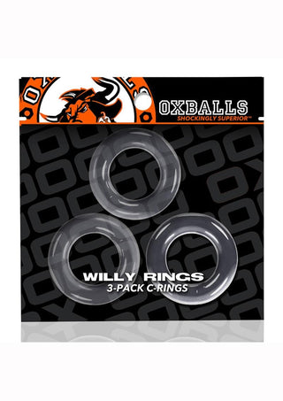 Oxballs Willy Rings Cock Rings (3 pack) - Pink