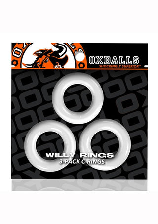 Oxballs Willy Rings Cock Rings (3 pack) - Pink