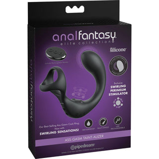 Anal Fantasy Elite Ass-Gasm Taint-Alizer Rechargeable Silicone Prostate Stimulator with Remote Control