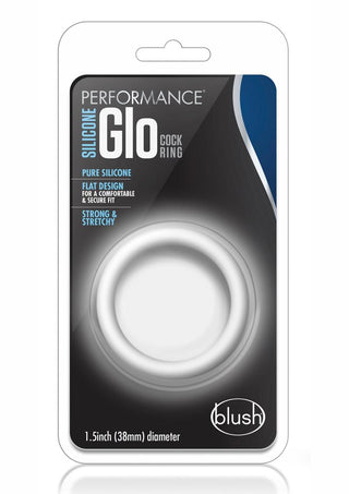 Performance Silicone Cock Ring - Blue
