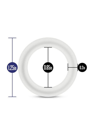 Performance VS2 Pure Premium Silicone Cock Rings - Small - Black