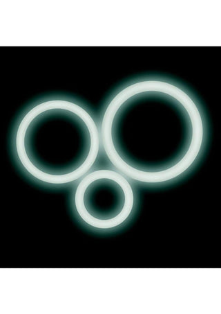 Performance VS4 Pure Premium Silicone Cock Ring Set (3 Sizes) - Black