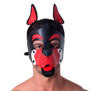 Playful Pup Hood Black Red White - Circus of Books