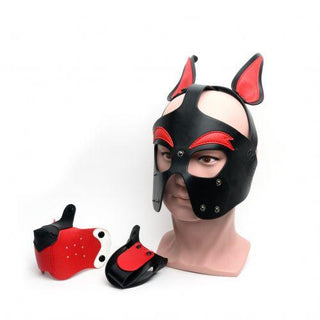 Playful Pup Hood Black Red White - Circus of Books