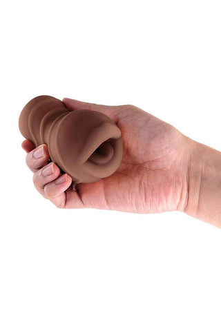 Pocket Pals Stroker - Mouth - Caramel