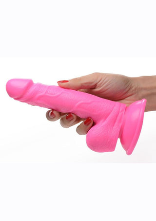 Pop Peckers 6.5" Dildo with Balls and Suction Cup