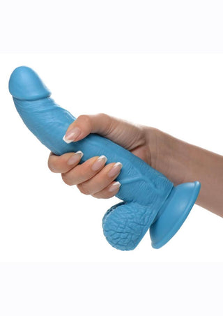 Pop Peckers 6.5" Dildo with Balls and Suction Cup