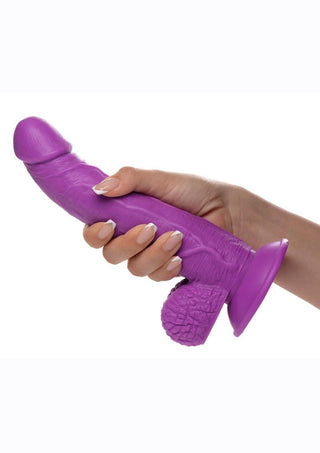 Pop Peckers 6.5" Dildo with Balls and Suction Cup