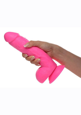 Pop Peckers 6.5" Dildo with Balls and Suction Cup