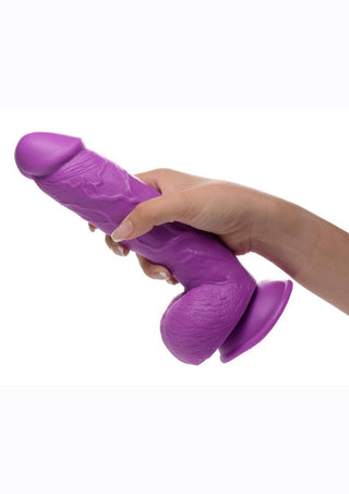 Pop Peckers 6.5" Dildo with Balls and Suction Cup