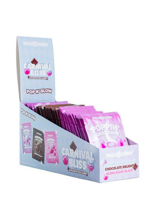 Popping Rock Candy Display - Carnival Bliss Oral Sex Candy - 36 Packs Per Display