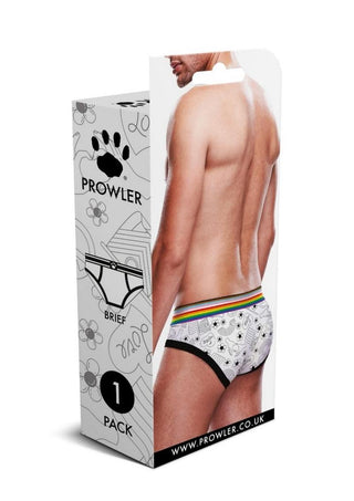 Prowler RED Pride Love and Peace 3 Rainbow Men's Brief