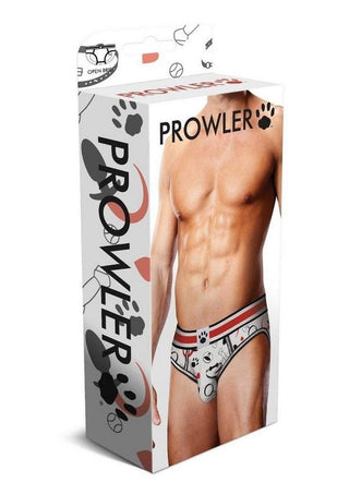 Prowler Puppie Print Open Brief - Black/White - Large