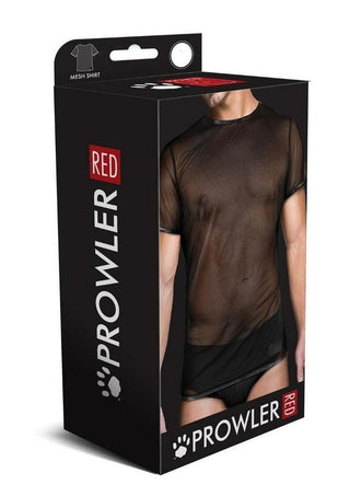 Prowler Red Mesh Tee Shirt - Black - Large