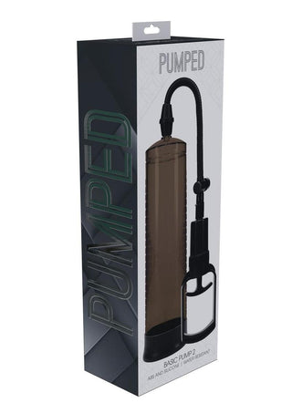 Pumped Basic Pump 2 Water Resistant Silicone Penis Pump - Blue
