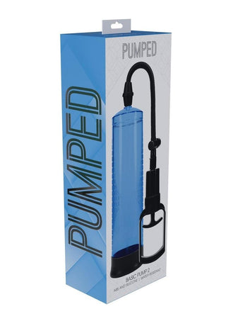 Pumped Basic Pump 2 Water Resistant Silicone Penis Pump - Black