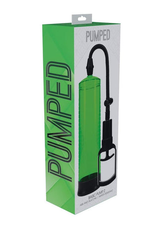 Pumped Basic Pump 2 Water Resistant Silicone Penis Pump - Orange