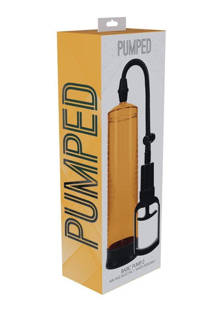 Pumped Basic Pump 2 Water Resistant Silicone Penis Pump - Green