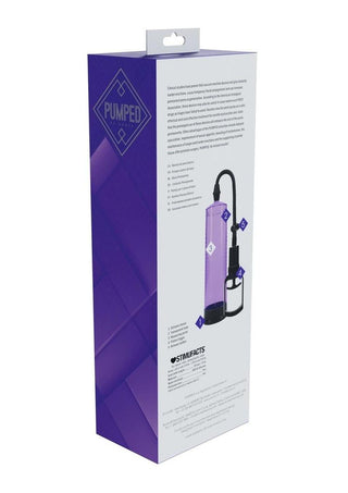Pumped Basic Pump 2 Water Resistant Silicone Penis Pump - Red