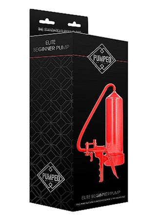Pumped By Shots Elite Beginner Penis Pump - Blue