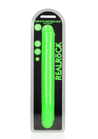 RealRock - Double Dong Glow in the Dark Dildo 15"
