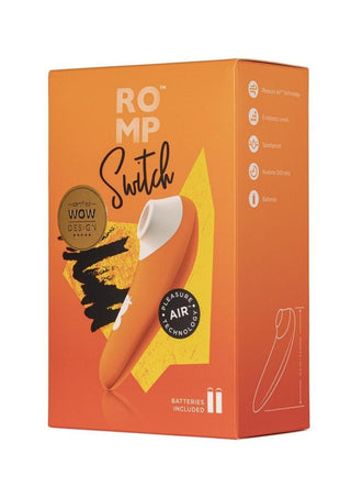 Romp Switch X Clitoral Air Stimulator - Orange