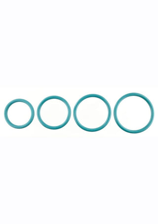 Rubber O-Ring Assorted Sizes (4 pack) - Navy