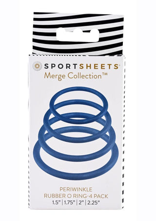 Rubber O-Ring Assorted Sizes (4 pack) - Plum