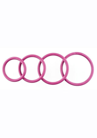 Rubber O-Ring Assorted Sizes (4 pack) - Navy