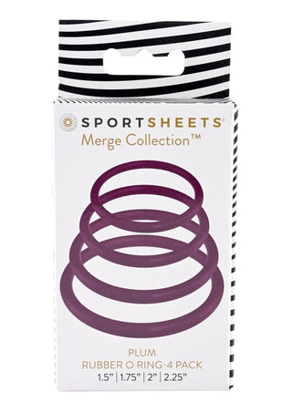 Rubber O-Ring Assorted Sizes (4 pack) - Navy
