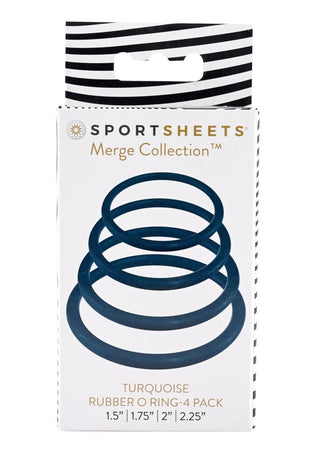 Rubber O-Ring Assorted Sizes (4 pack) - Plum