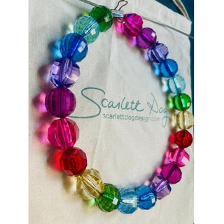 Scarlett Dog - Rainbow Pride Necklace Chunky Gemstones - Circus of Books