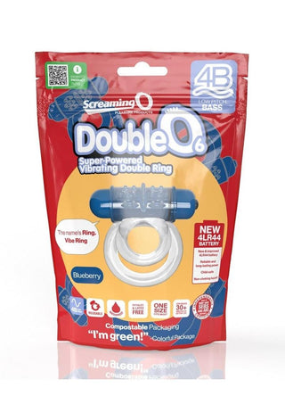 Screaming O 4B DoubleO 6 Couples Ring - Strawberry
