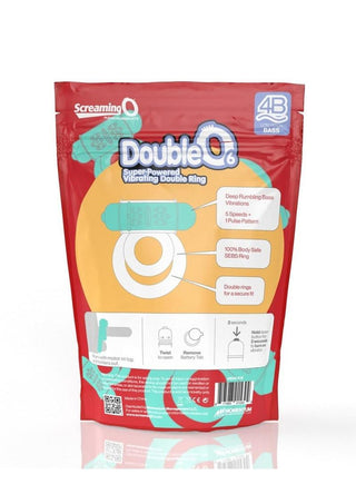 Screaming O 4B DoubleO 6 Couples Ring - Strawberry