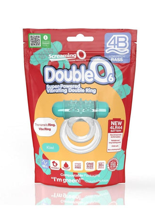 Screaming O 4B DoubleO 6 Couples Ring - Strawberry