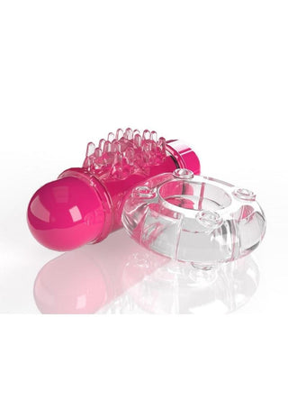 Screaming O 4B O Wow Vibrating Ring - Blueberry