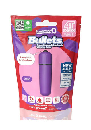 Screaming O 4T Bullet Vibrator - Strawberry
