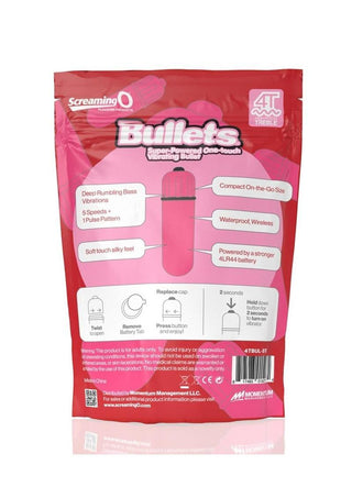 Screaming O 4T Bullet Vibrator - Blueberry