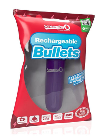 Screaming O Rechargeable Bullets - Silver
