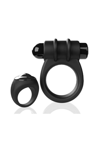 Screaming O - Switch Remote Controlled Silicone Rechargeable Vibrating Ring - Blue