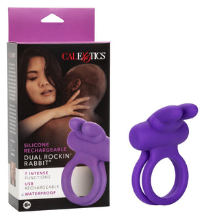 Silicone Rechargeable Dual Rockin Rabbit®