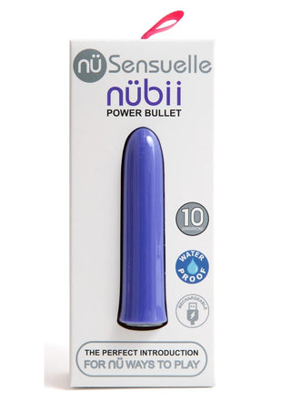 Sensuelle - Nubii 15 Function Rechargeable Bullet Vibrator - Ultra Violet