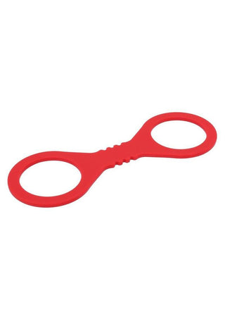 Sex & Mischief Amor Silicone Cuffs - Small - Red