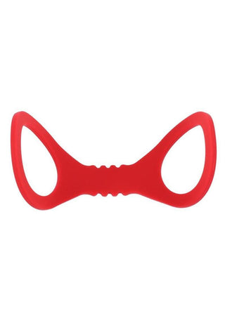 Sex & Mischief Amor Silicone Cuffs - Small - Red