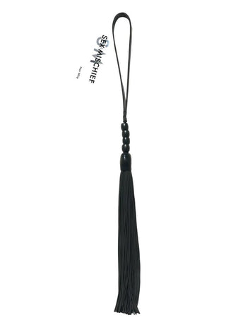 Sex and Mischief Beaded Flogger Noir Whip
