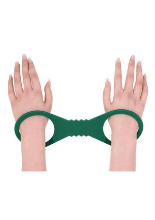 Sex & Mischief Indica Silicone Cuffs - Small - Green